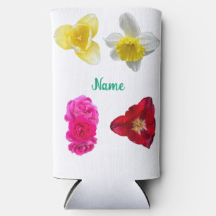 Daffodil, Tulips and Roses Seltzer Can Cooler