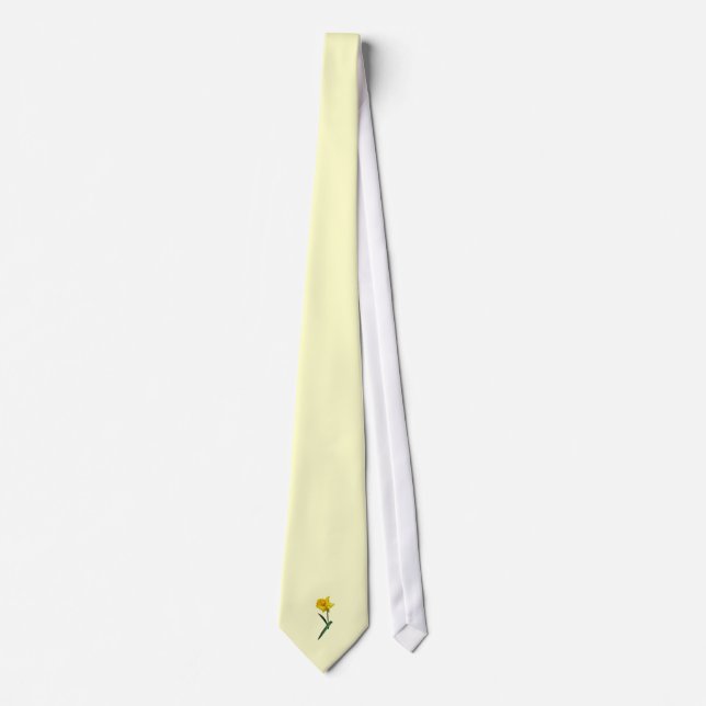 Daffodil Waving Hi Tie (Front)