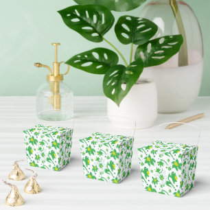 Daffodil Yellow Botanical Illustration Pattern Favour Box