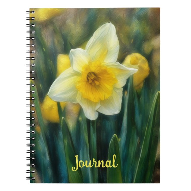 Daffodil Yellow Flower Personal Journal (Front)