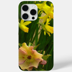 Daffodils and Lenten Roses Colourful Floral iPhone 15 Pro Max Case