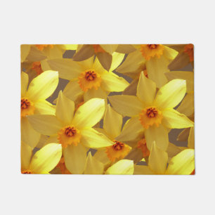 Daffodils Bloom1  Door Mat