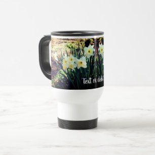 Daffodils By Brook Personalized Travel Mug