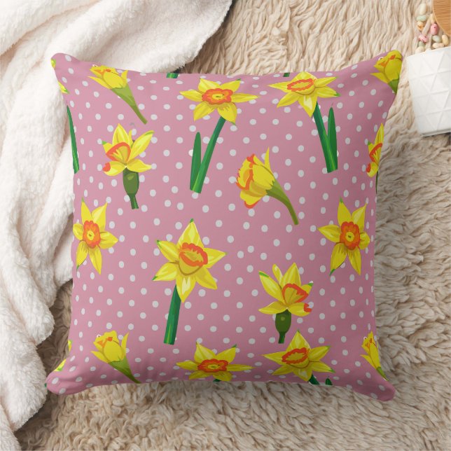 Daffodils Cushion (Blanket)