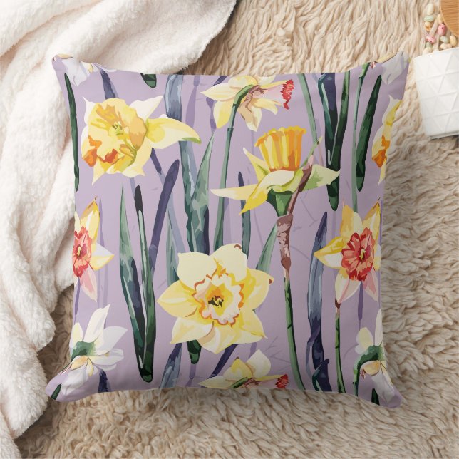 Daffodils Cushion (Blanket)