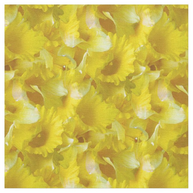 Daffodils Fabric (Close Up)