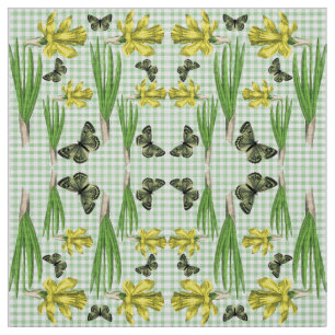 Daffodils in Spring Fabric