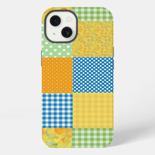Daffodils iPad Mini Case, Country Faux-Patchwork iPhone 13 Case