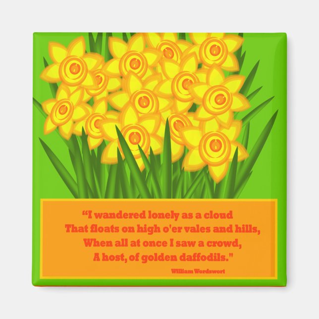 Daffodils Magnet (Front)