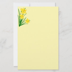 Daffodils Stationery Paper