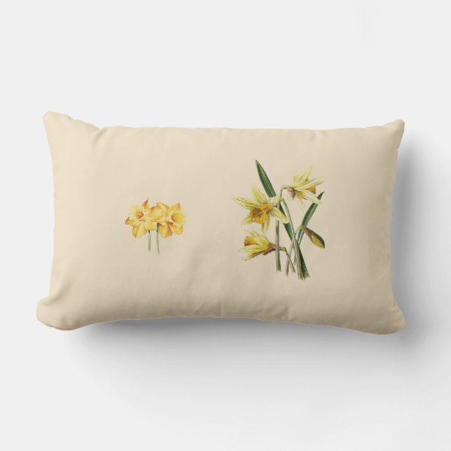 Daffodils throw pillow (Front)