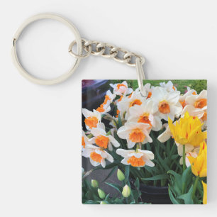 Daffodils & Tulips, Oregon Key Ring