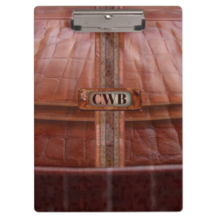 Daffy Cool Retro Beautiful Monogram Clipboard