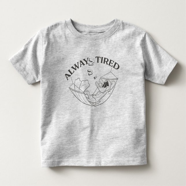DAFFY DUCK™ Always Tired Toddler T-Shirt (Front)