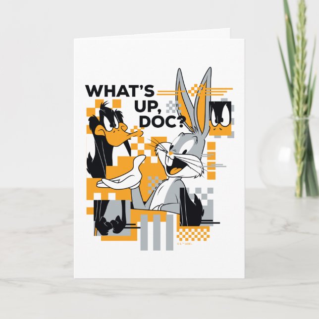 DAFFY DUCK™ & BUGS BUNNY™ Glitch Card (Front)