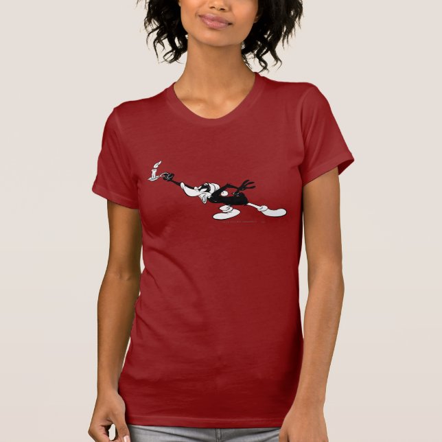 DAFFY DUCK™ Holiday Candle T-Shirt (Front)