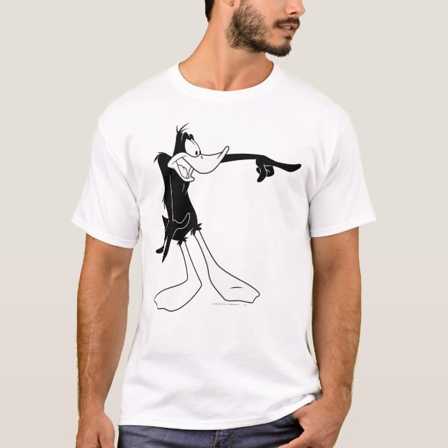 DAFFY DUCK™ Shocked and Pointing T-Shirt (Front)