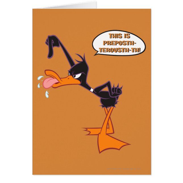 DAFFY DUCK™ Speech Bubble (Front)