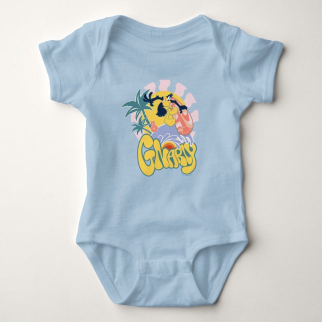 DAFFY DUCK™ Surfing - Gnarly Baby Bodysuit (Front)