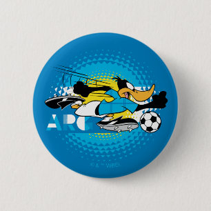 DAFFY DUCK™ Team Argentina Soccer Graphic 6 Cm Round Badge