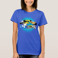 DAFFY DUCK™ Team Argentina Soccer Graphic