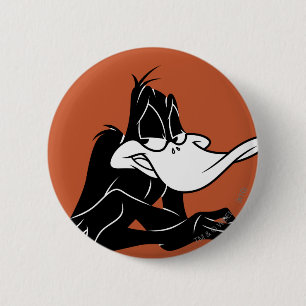 DAFFY DUCK™ Up Close 6 Cm Round Badge