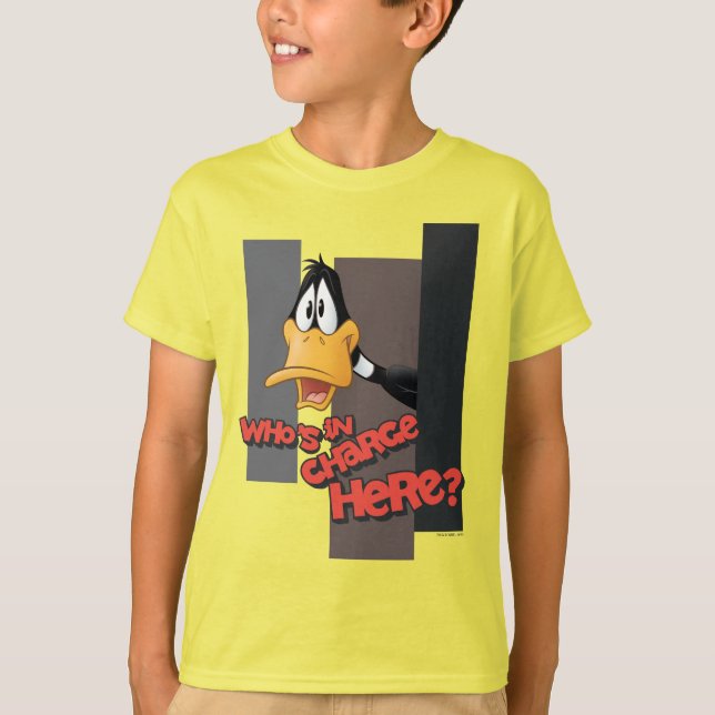 DAFFY DUCK™ "Who's In Charge Here" T-Shirt (Front)