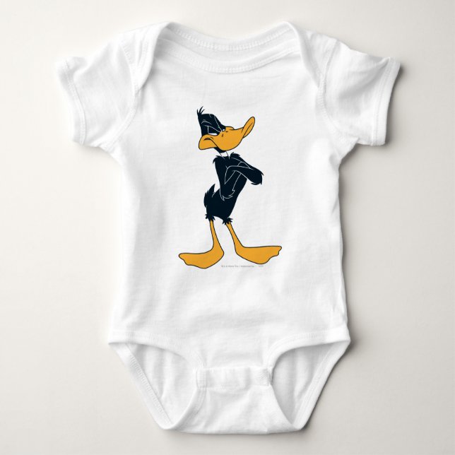 DAFFY DUCK™ with Arms Crossed Baby Bodysuit (Front)