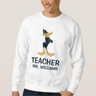 DAFFY DUCK™ with Arms Crossed Teacher Sweatshirt