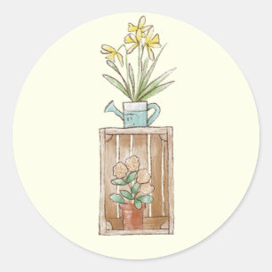 Daffy Flower Crate Sticker