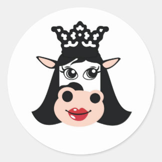 Daft Cows Classic Round Sticker