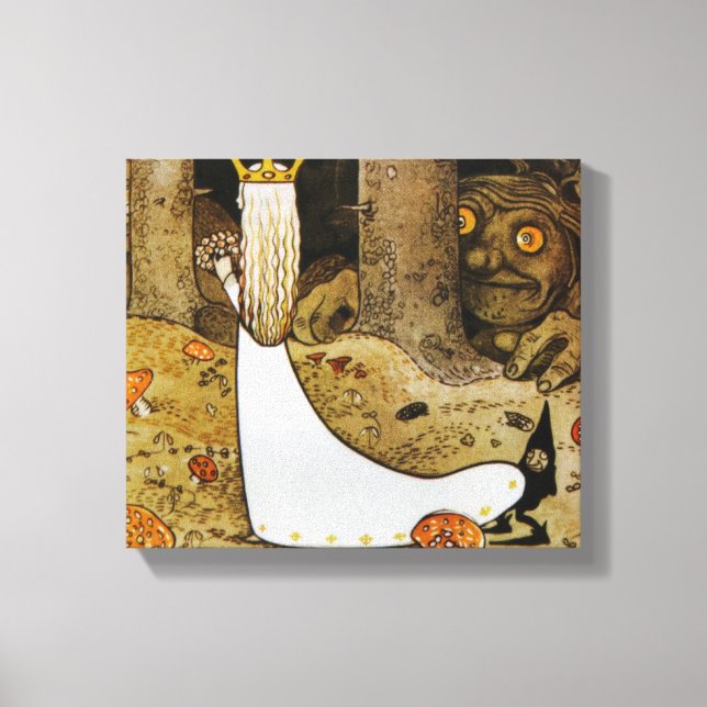 Daga in the Woods Canvas Print (Front)