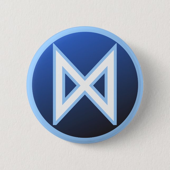 Dagaz Daeg Rune 6 Cm Round Badge (Front)
