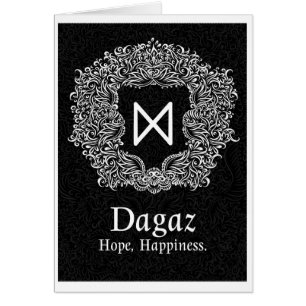 Dagaz /Happiness/ Black Version