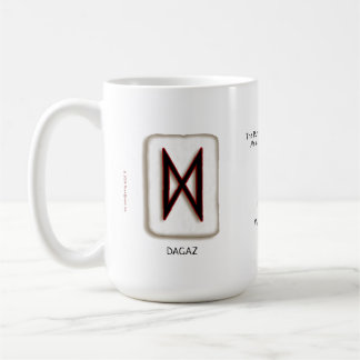 Dagaz RuneStone 15 oz. Mug