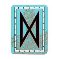 Dagaz Viking Rune Magnet - Breakthrough!
