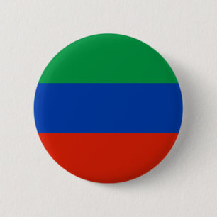 Dagestan Flag 6 Cm Round Badge