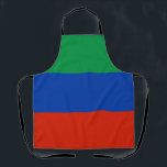 Dagestan Flag Apron<br><div class="desc">Patriotic flag of Dagestan.</div>