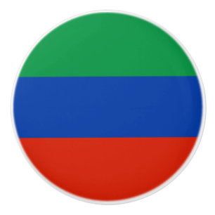 Dagestan Flag Ceramic Knob