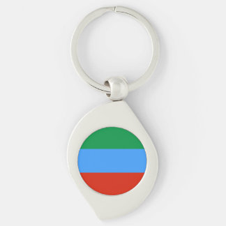 Dagestan Flag Key Ring