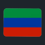 Dagestan Flag Magnet<br><div class="desc">Patriotic flag of Dagestan.</div>
