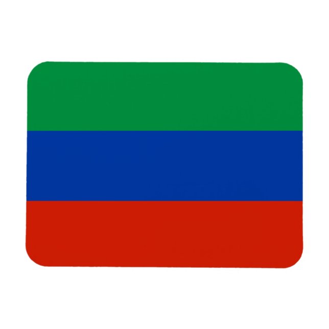 Dagestan Flag Magnet (Horizontal)