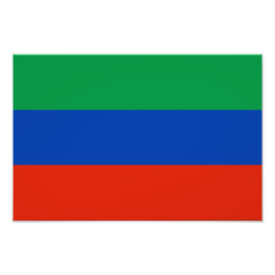 Dagestan Flag Photo Print
