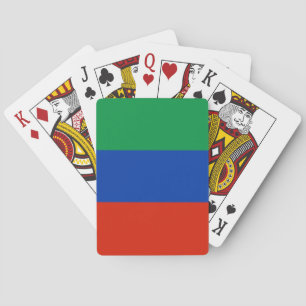 Dagestan Flag Playing Cards