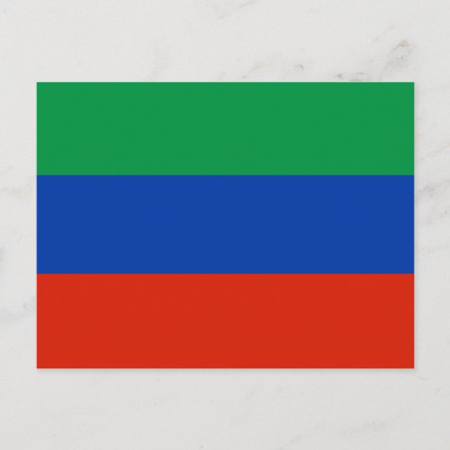 Dagestan Flag Postcard (Front)