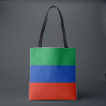 Dagestan Flag Tote Bag<br><div class="desc">Patriotic flag of Dagestan.</div>