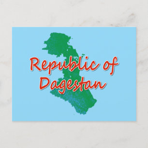 Dagestan holiday postcard