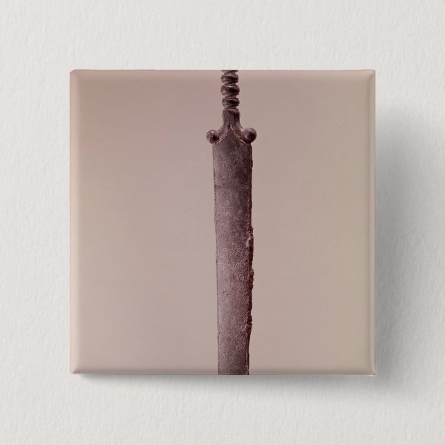 Dagger 15 Cm Square Badge (Front)