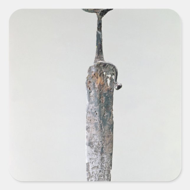 Dagger, Halstatt Culture, c.750-450 BC Square Sticker (Front)