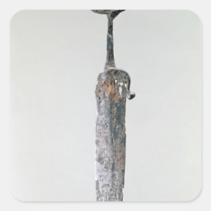 Dagger, Halstatt Culture, c.750-450 BC Square Sticker